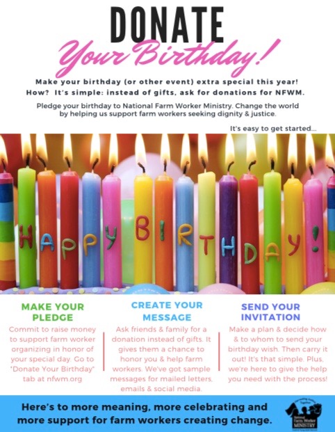 Donate Your Birthday | NFWM