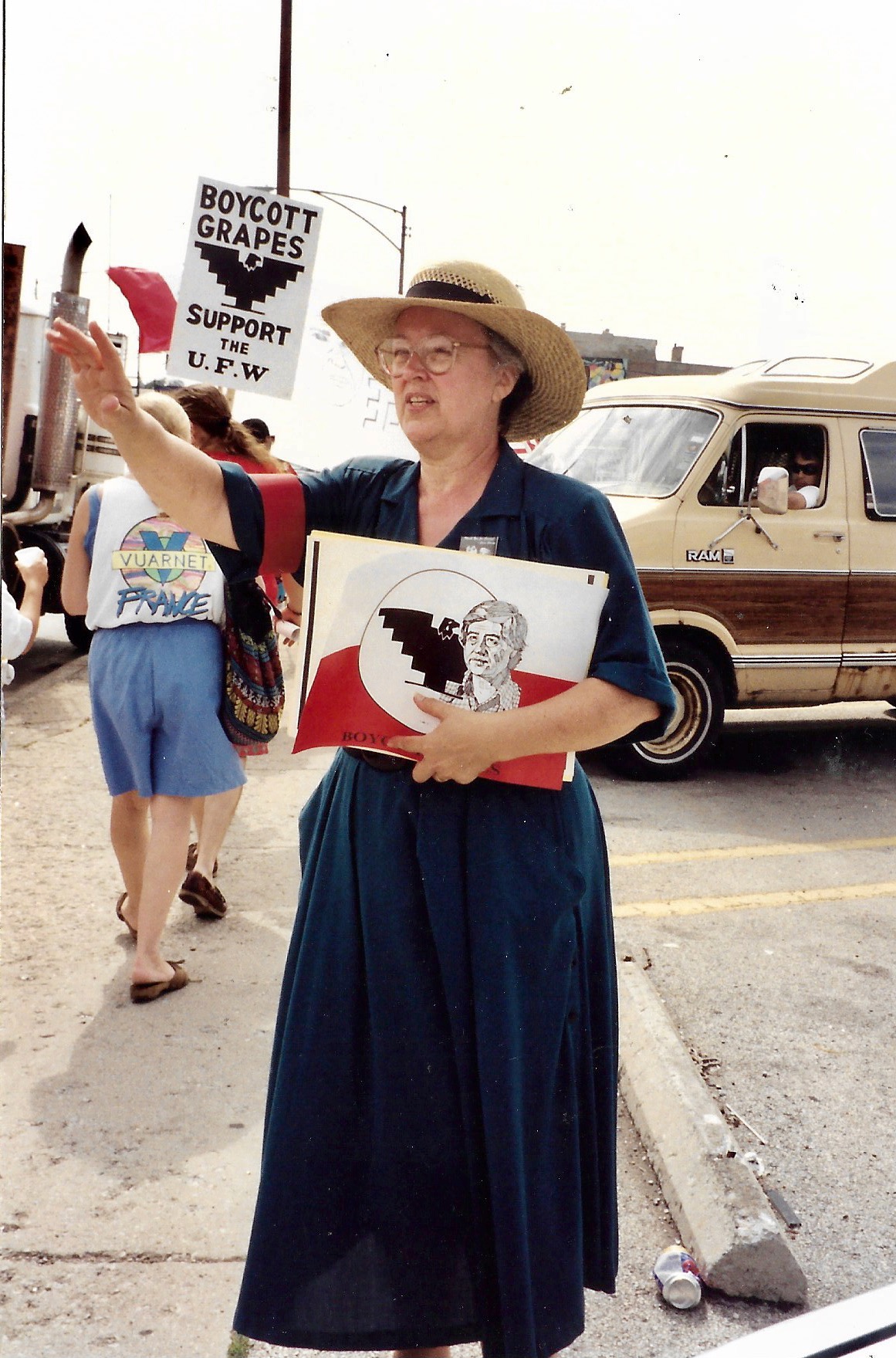 Pat Drydyk, Cesar Chavez Memorial March, 1993
