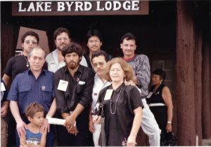 Baldemar Velasquez and friends, Lake Byrd Lodge