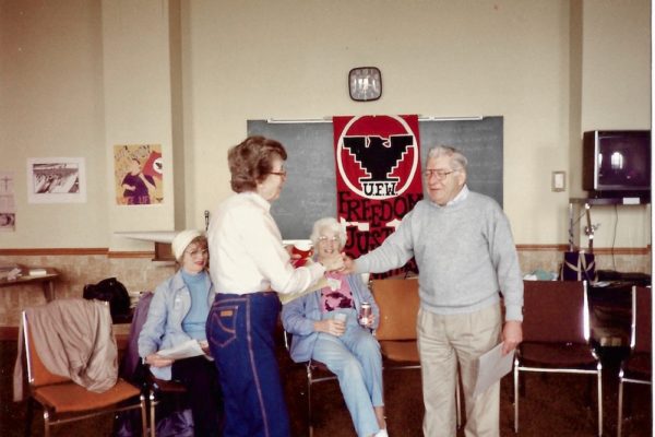 Benton & Davis Rhoades, NFWM Board Meeting, May 1990