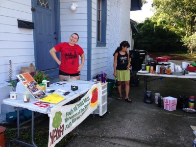 Yard Sale tabling