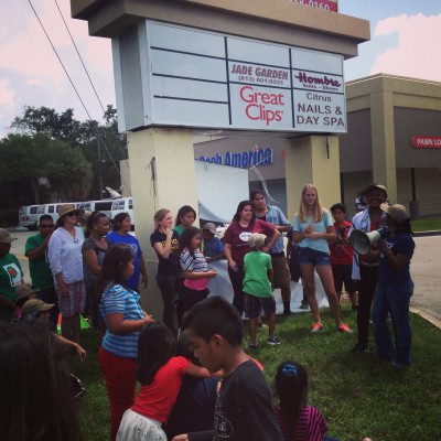 Labor Day picket - CIW