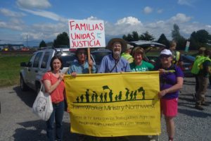 Farm Worker Ministry Northwest members join July 11th March on Sakuma