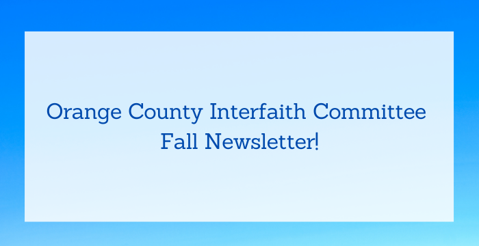 OCICF Fall Newsletter