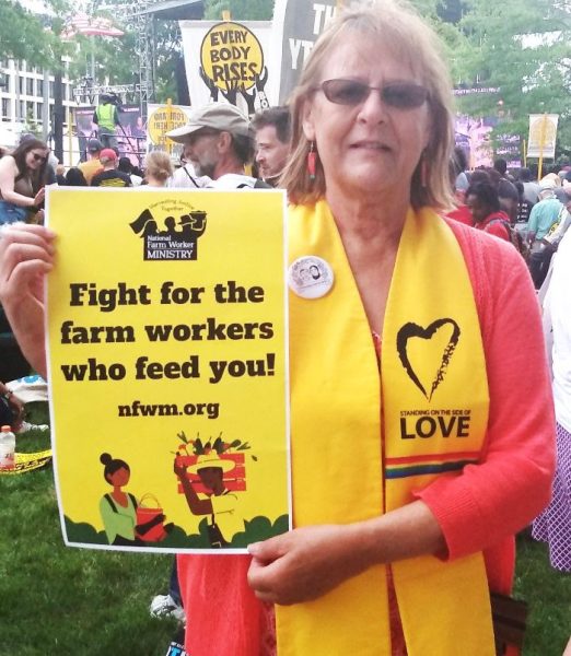 Rev Connie Yost FWM NW Poor Peoples March