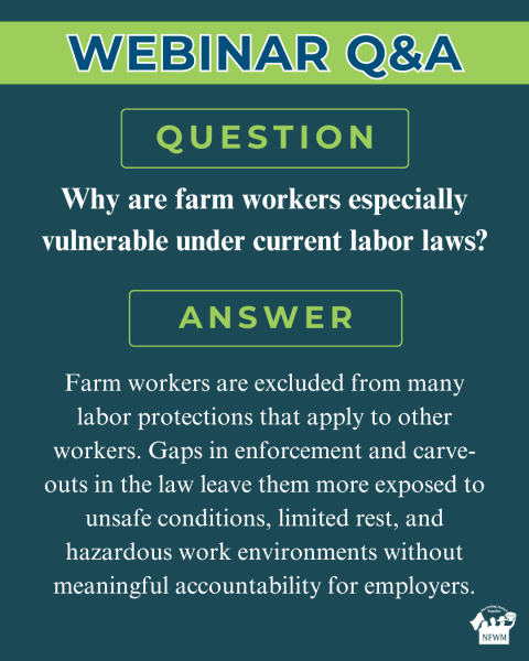 Farm Worker Health Webinar QA
